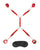 7 Pc Bed Spreader - Red